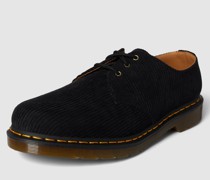 Schnürschuhe in Cord-Optik