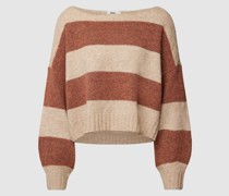 Strickpullover mit Blockstreifen Modell 'AYA'