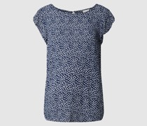 Blusenshirt aus Viskose mit Volantärmeln Modell 'Marrakech'