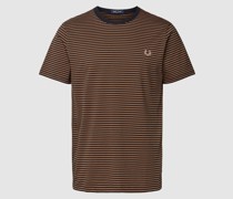 T-Shirt mit Streifenmuster Modell 'Fine Stripe'