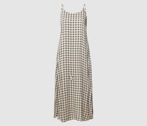 Midikleid mit Allover-Logo