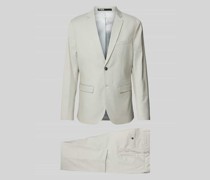 Slim Fit Anzug im unifarbenen Design Modell 'CEDRIC'