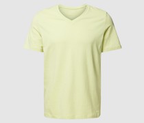 T-Shirt mit V-Ausschnitt