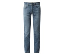 Slim Fit Jeans mit Stretch-Anteil Modell 'Madison'