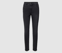 Slim Fit Jeans mit 5-Pocket-Design Modell 'SILEA'