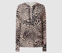 Hoodie mit Animal-Print