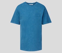 T-Shirt mit Label-Stitching