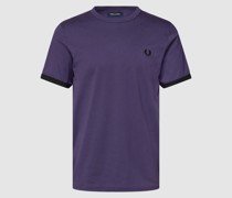 T-Shirt mit Logo-Stitching Modell 'RINGER'