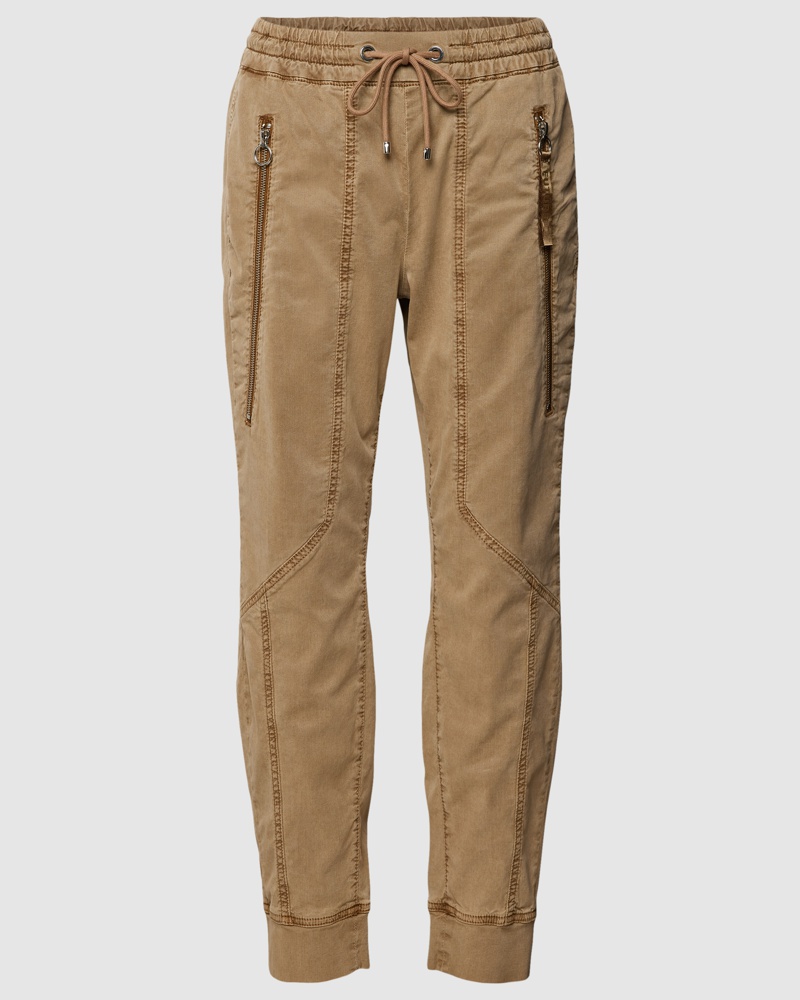 MAC Jeans Damen Stoffhose mit Ziernähten