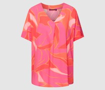 Bluse mit Allover-Muster