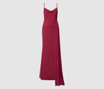 Abendkleid mit Wasserfall-Ausschnitt