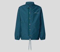 Hemdjacke mit Label-Print