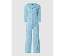 Pyjama mit Reverskragen