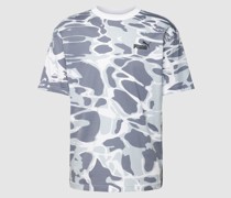 T-Shirt mit Allover-Muster Modell 'Summer Splash'