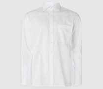 Comfort Fit Business-Hemd aus Popeline