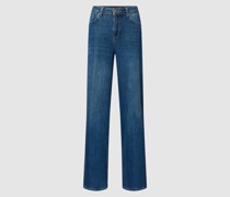 Jeans mit Label-Patch Modell 'Sventy'