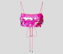 Crop Top mit Spaghettiträgern