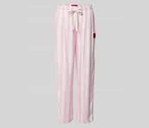Pyjama-Hose aus Viskose mit Streifenmuster