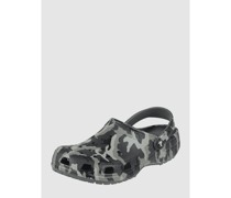 Clogs mit Camouflage-Muster
