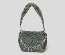 Crossbody Bag in Denim-Optik