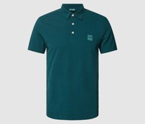 Poloshirt in melierter Optik Modell 'Washer'