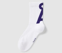 Socken mit Label-Stitching Modell 'SAAMUS'
