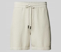 Shorts mit Label-Patch Modell 'Aponiolo'