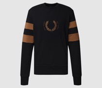 Sweatshirt mit Label-Stitching Modell 'Branded'