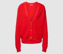 Oversized Strickjacke mit Eingrifftaschen