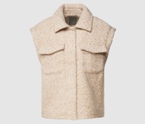 Weste mit Strukturmuster Modell 'Macha'