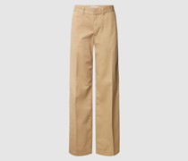 Baggy Fit Hose mit Bügelfalten