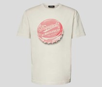 Regular Fit T-Shirt mit Label-Print