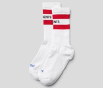 Socken mit Label-Print