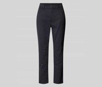 Slim Fit Jeans in unifarbenem Design Modell 'MELANIE'