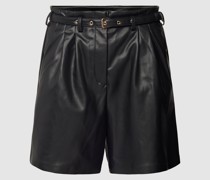 Shorts in Leder-Optik Modell 'HEIDI'