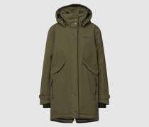 Steppjacke mit abnehmbarer Kapuze