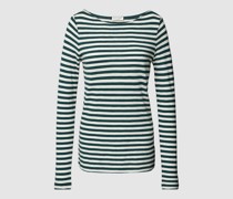 Longsleeve aus Baumwolle mit Streifenmuster