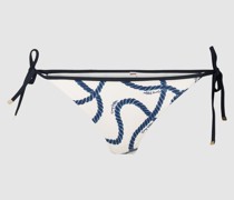 Bikini-Slip mit Allover-Muster Modell 'NAUTICAL'