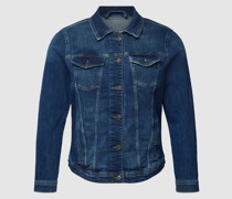 Jeansjacke mit Eingrifftaschen