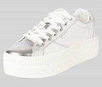 Plateau-Sneaker mit Label-Details Modell 'PAIRED GLAM'