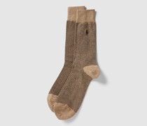 Socken mit grafischem Muster im 2er-Pack
