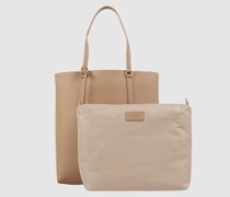 Shopper in Leder-Optik Modell 'Laksa'