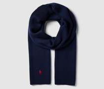 Schal mit Label-Stitching