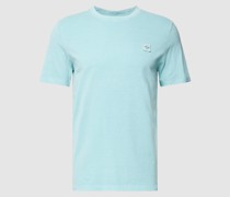 T-Shirt aus Baumwolle mit Label-Patch