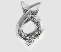 Schal mit Label-Print Modell 'FOULARD'