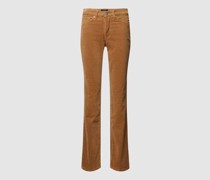 Cordhose mit Knopf- und Reißverschluss