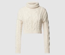 Strickpullover im Cropped-Look Modell 'Xandra'