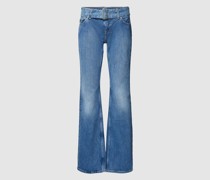 Flared Jeans mit Gürtel Modell 'SOPHIE'