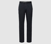 Regular Fit Chino im unifarbenen Design Modell 'Tilo'