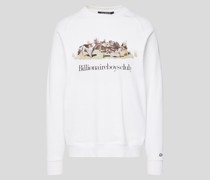 Sweatshirt mit Motiv-Print